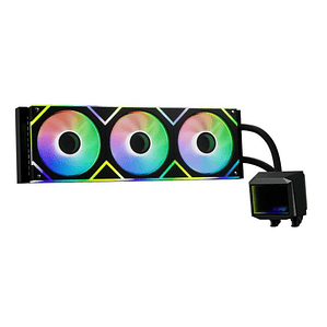 Refrigeración Líquida XPG Levant X 360 (LGA1851/AM5, 120mm x3, 2000rpm, PWM, Negro)