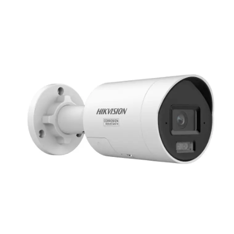 Cámara de red minibala fija de 4MP con luz híbrida inteligente y Color Vu, Hikvision 3
