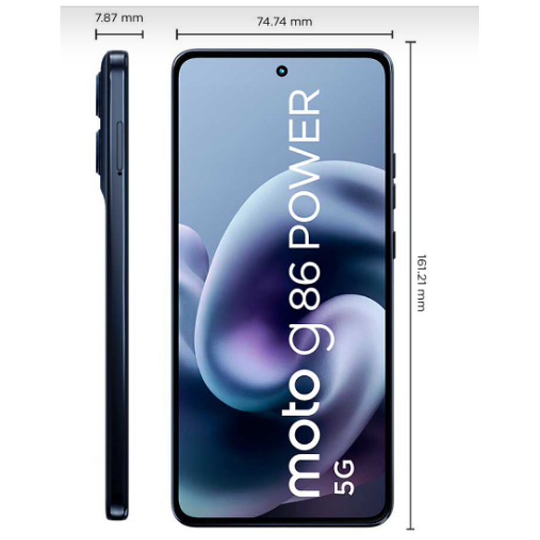 Smartphone Motorola Moto G86 - Android (8GB + 256GB) - Blue - Touch  3