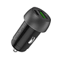 Cargador rápido de auto 30W 1xUSB-A 1xUSB-C Dusted negro - Miniatura 2
