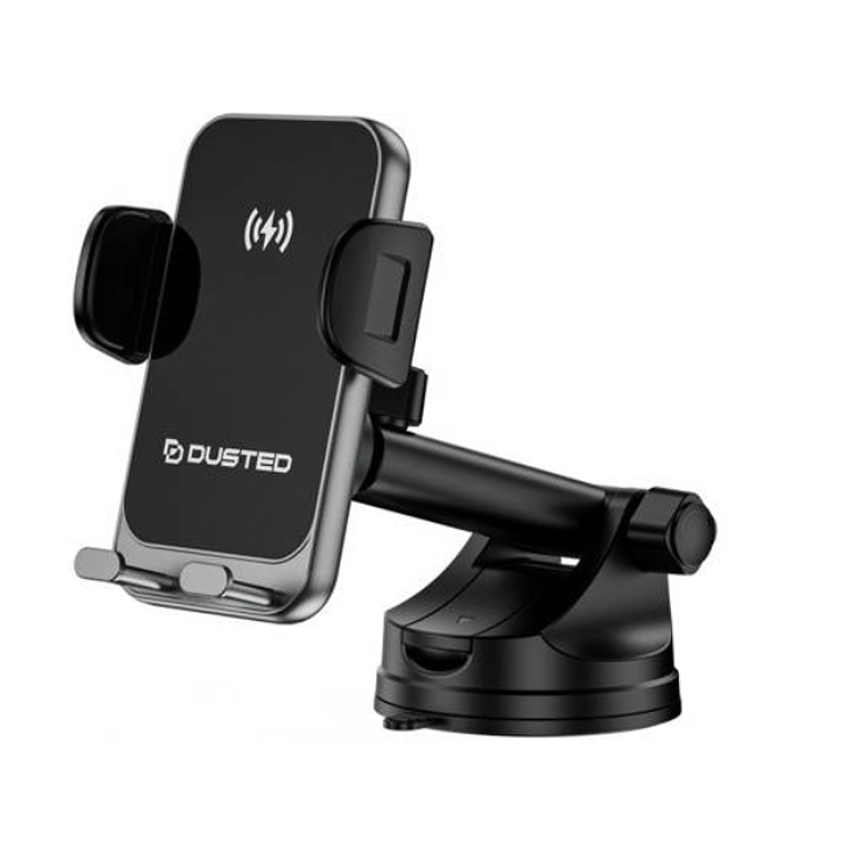 Cargador de auto inalámbrico automático 15W Dusted negro 2