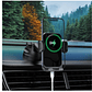 Cargador de auto inalámbrico automático 15W Dusted negro - Miniatura 3