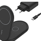 Cargador inalámbrico y magnético plegable 2 en 1 con Qi2 de 15 W - Miniatura 2