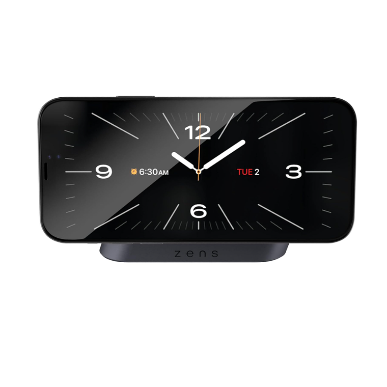 Base de carga inálambrica de velador Zens negra 5