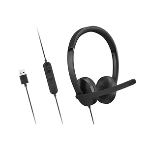 Auriculares Lenovo Stereo Headset Gen2 Conectividad Alámbrica USB-A Negro
