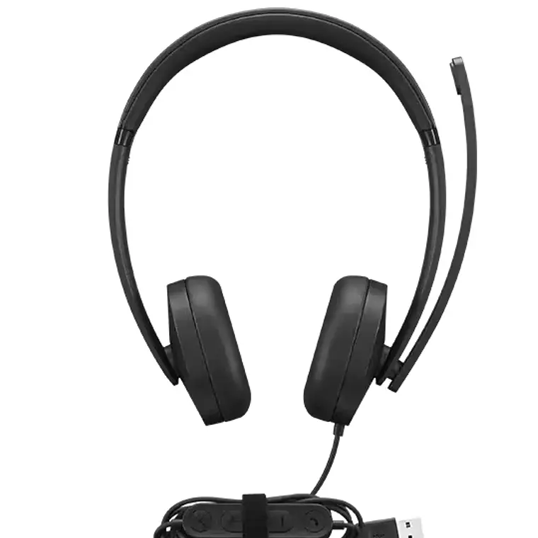 Auriculares Lenovo Stereo Headset Gen2 Conectividad Alámbrica USB-A Negro 5