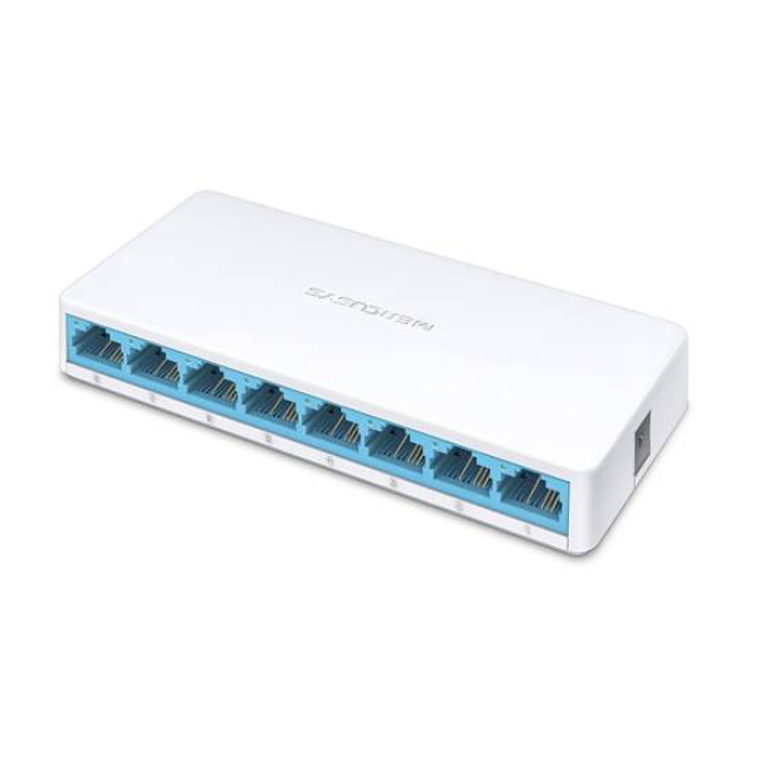 Switch de escritorio Mercusys MS108, 8 Puertos, 10/100 Mbps, Tecnología Half/Full Duplex 1