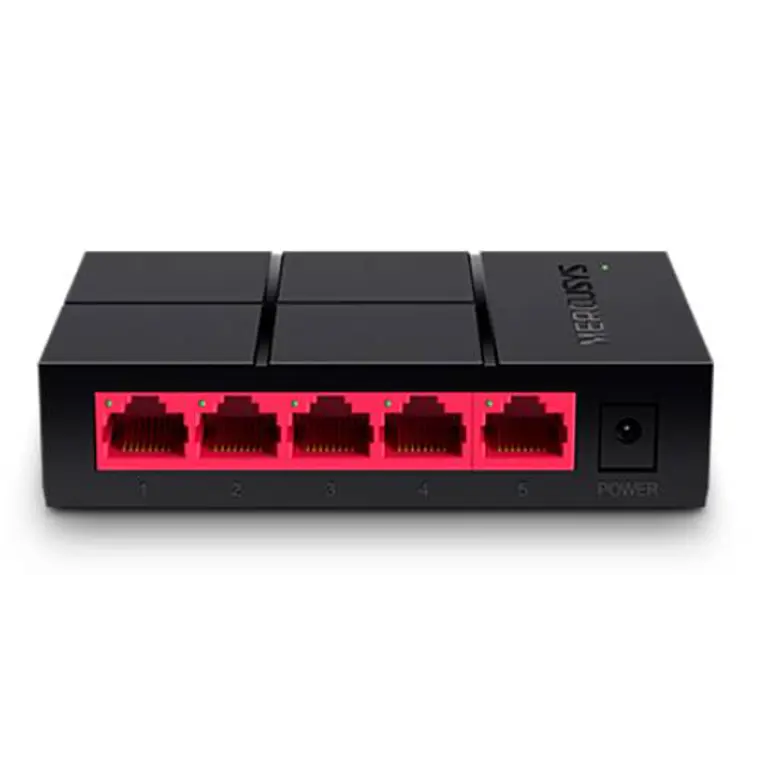 Switch de escritorio Mercusys MS105G, 5 Puertos, 10/100/1000 Mbps, Ultra compacto, Plug and play 1