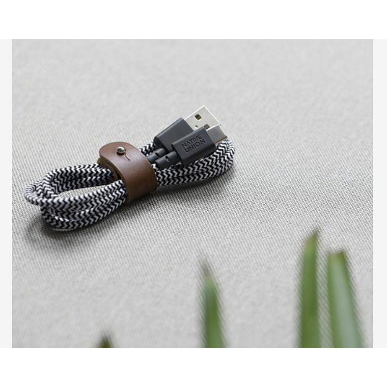 Cable USB-A a USB-C 1.2m Belt Native Union Zebra BELT-AC-ZEB-NP 2