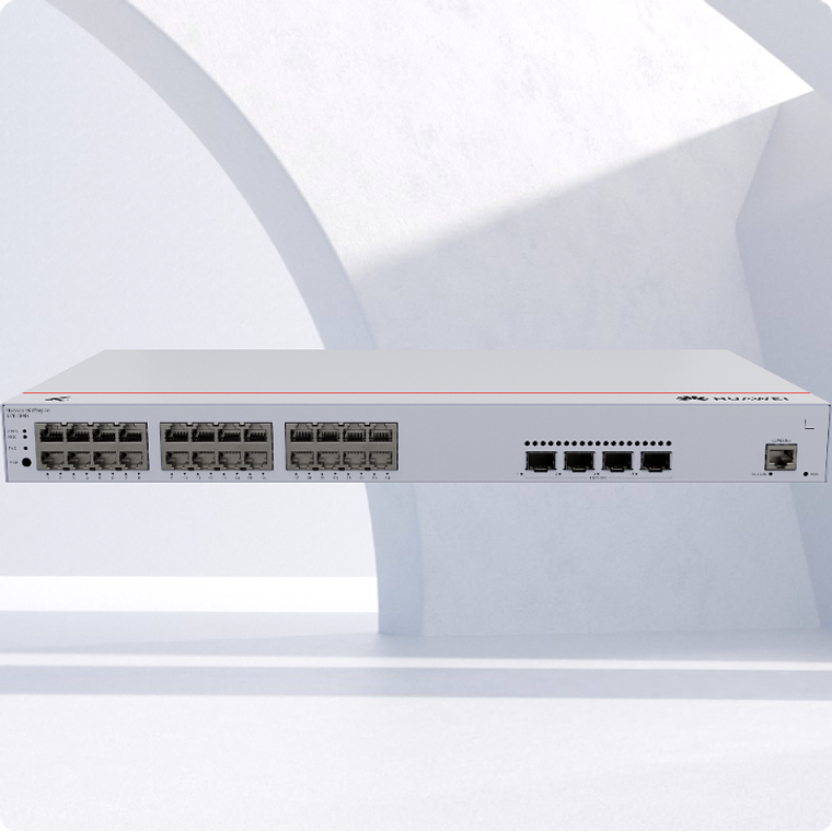 Switch 24 Puertos Huawei S220-24P4X Gigabit Ethernet (10/100/1000) (PoE) 1U Gris 4