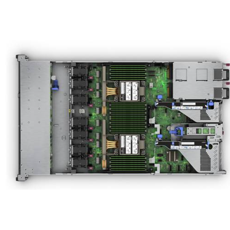 Servidor HPE ProLiant DL360 Gen11, Xeon Silver 4510 2.4GHz, 32GB RAM, 8SFF, NVMe, MR408i-o, 2x800W 4