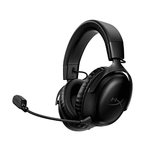 Audifonos Gamer Inalámbrico HyperX Cloud III, Micrófono, 120 hrs batería, 3.5mm, USB-C USB-A, Black