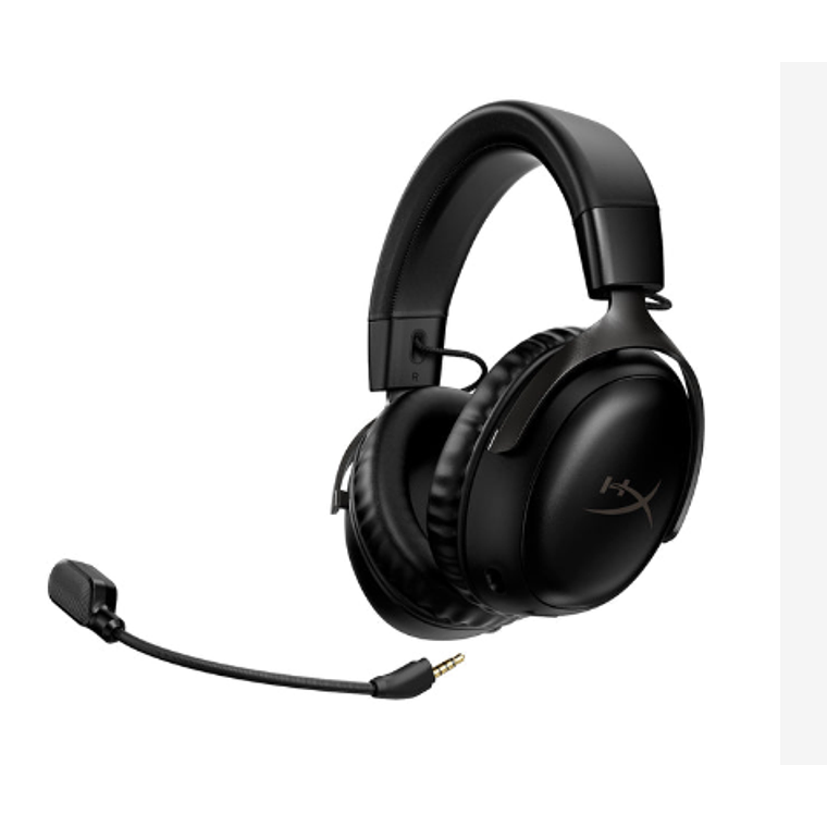 Audifonos Gamer Inalámbrico HyperX Cloud III, Micrófono, 120 hrs batería, 3.5mm, USB-C USB-A, Black 4
