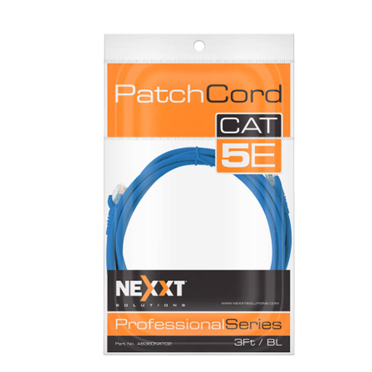Cable de red Nexxt AB360NXT13, Cat5e, RJ-45 (M-M) de 2.1m. Color Azul. 3