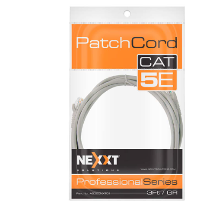 Cable de conexión NEXXT CAT5e gris 3 M 4
