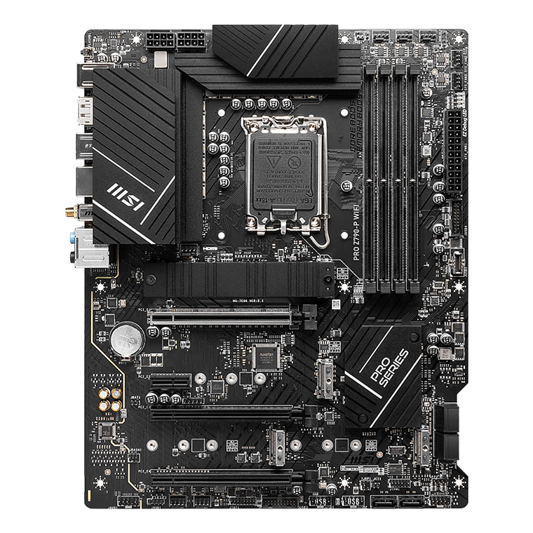 Placa Madre PRO Z790-P WIFI (LGA1700, DDR5, PCIe 5.0, 4×M.2, Wi-Fi 6E) 2