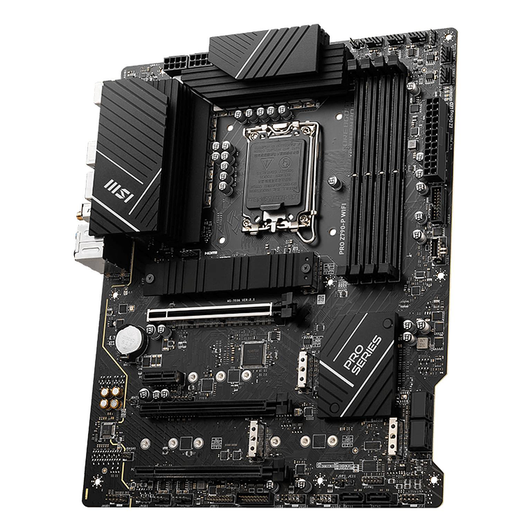 Placa Madre PRO Z790-P WIFI (LGA1700, DDR5, PCIe 5.0, 4×M.2, Wi-Fi 6E) 3