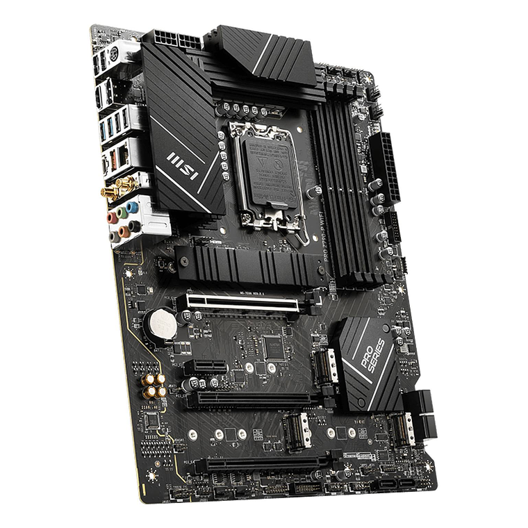 Placa Madre PRO Z790-P WIFI (LGA1700, DDR5, PCIe 5.0, 4×M.2, Wi-Fi 6E) 4