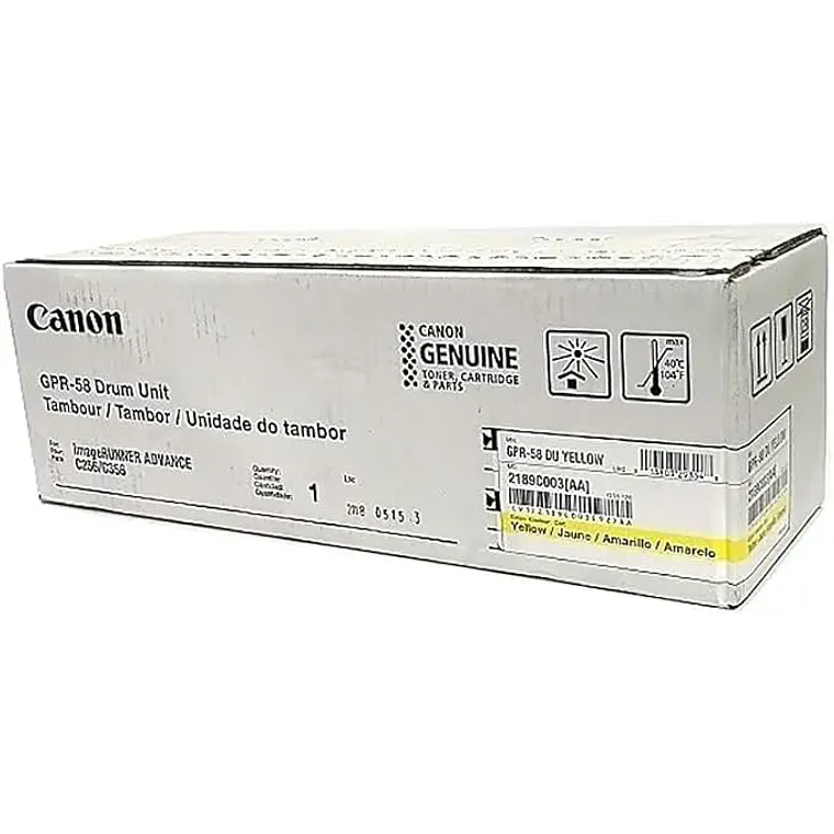Unidad de Tambor Canon GPR 58 Color Amarillo 2