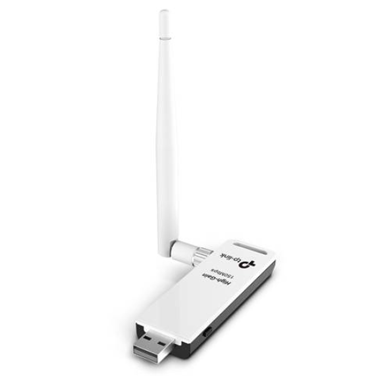 Adaptador USB Inalámbrico de Alta Ganancia TP-Link TL-WN722N, 150Mbps 2