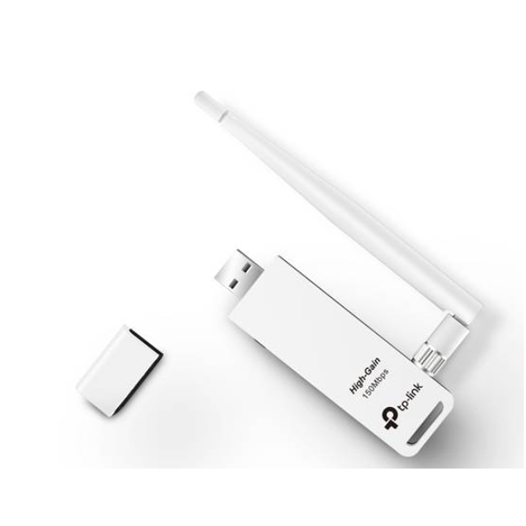 Adaptador USB Inalámbrico de Alta Ganancia TP-Link TL-WN722N, 150Mbps 4