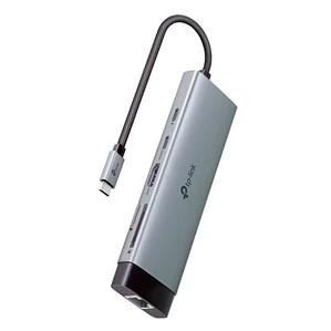 Hub USB-C 9 en 1 con Puerto HDMI 4K@60Hz, Ranuras para SD y microSD y Carga Rápida, TP-Link 