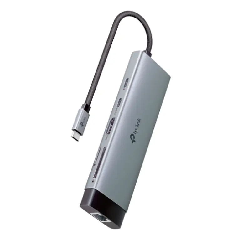 Hub USB-C 9 en 1 con Puerto HDMI 4K@60Hz, Ranuras para SD y microSD y Carga Rápida, TP-Link  1