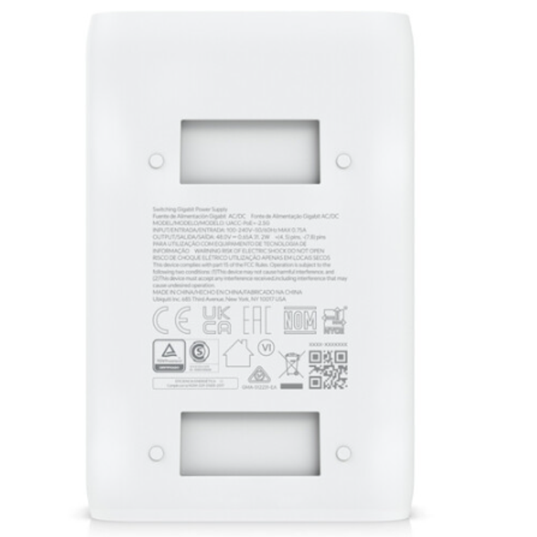 Adaptador PoE+ 2.5G de Ubiquiti Networks  7