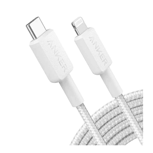 Cable trenzado Anker 322, Color Blanco