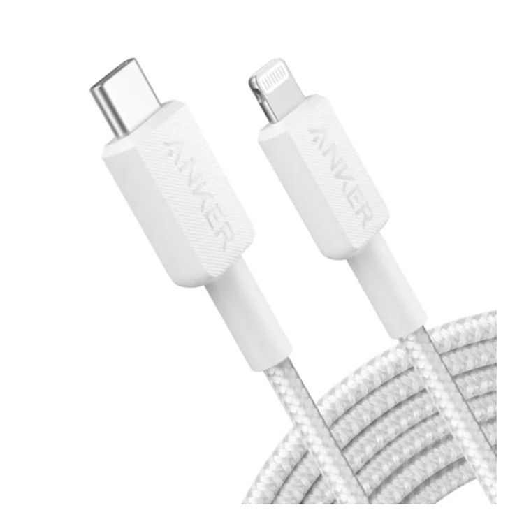 Cable trenzado Anker 322, Color Blanco 1