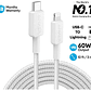 Cable trenzado Anker 322, Color Blanco - Miniatura 3