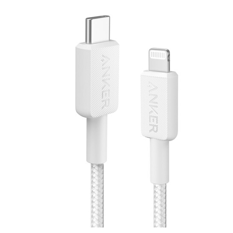 Cable trenzado Anker 322, Color Blanco 2