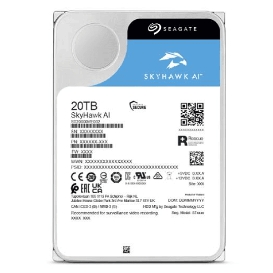 Disco duro 20TB interno Seagate SkyHawk 