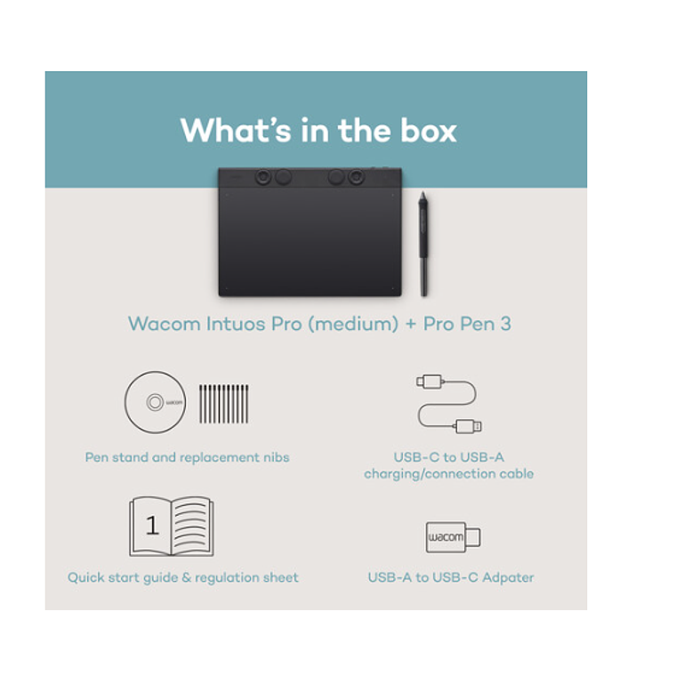 Tableta gráfica creativa Wacom Intuos Pro (2025, mediana) 7