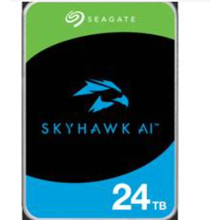 Disco duro 24TB interno | Seagate SkyHawk Ai SATA 7200rpm 2