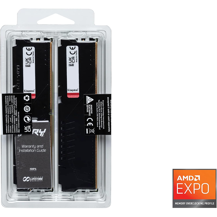Memoria ram 32GB DDR5 5600Mhz CL36 Dimm Kingston (2x 16GB) 3