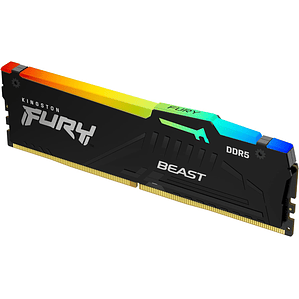 Memoria 64GB DDR5 5600Mhz CL36 Dimm Fury Beast RGB Gamer Kingston