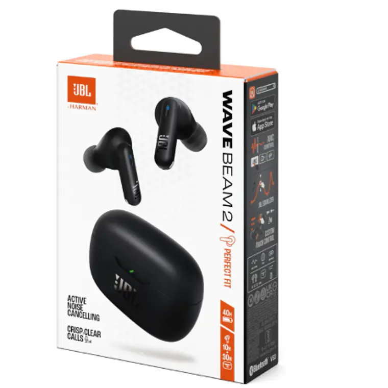 Audífonos inalámbricos JBL Wave - Negro 8