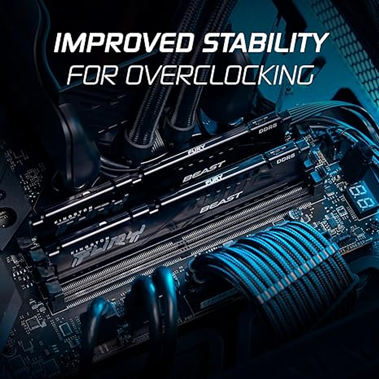 Memoria ram 16GB DDR5 6800Mhz CL34 Dimm FURY Beast Black EXPO 7