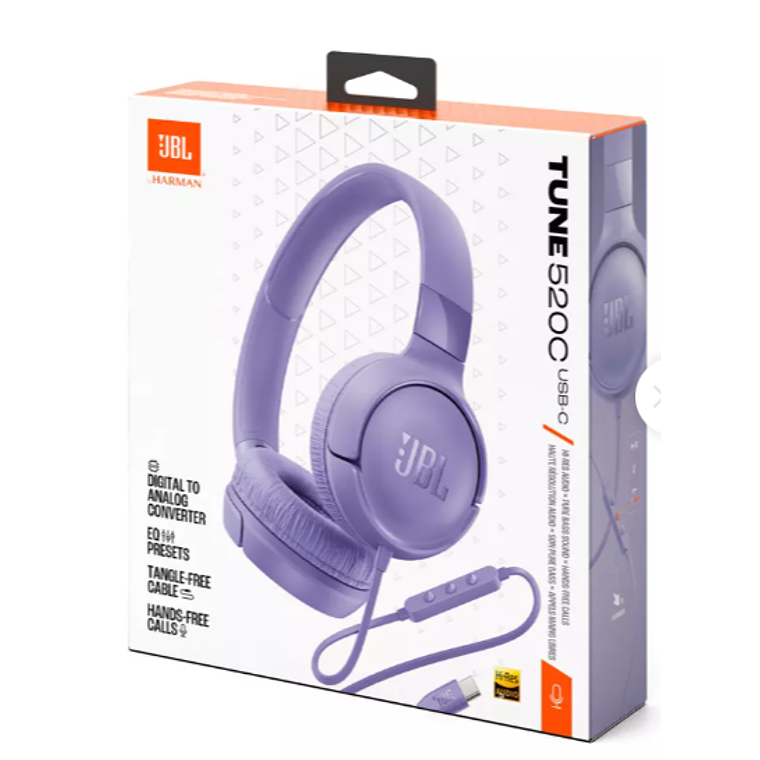 Audífonos JBL Tune 520C - Purple 8