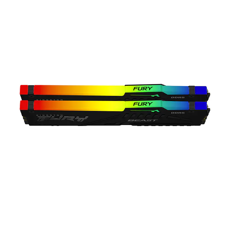 Memoria ram 32GB DDR5 6000Mhz CL36 Dimm (2x 16GB) Fury Beast Black RGB 6