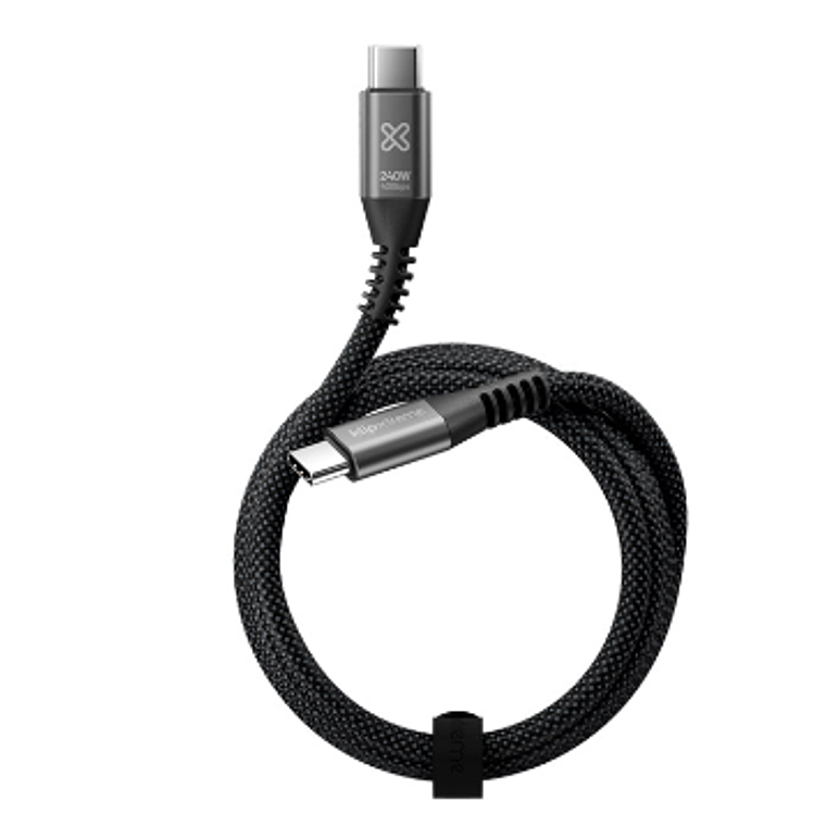 Cable Klip Xtreme - USB cable - 24 pin USB-C - 1.8 m - Black  1