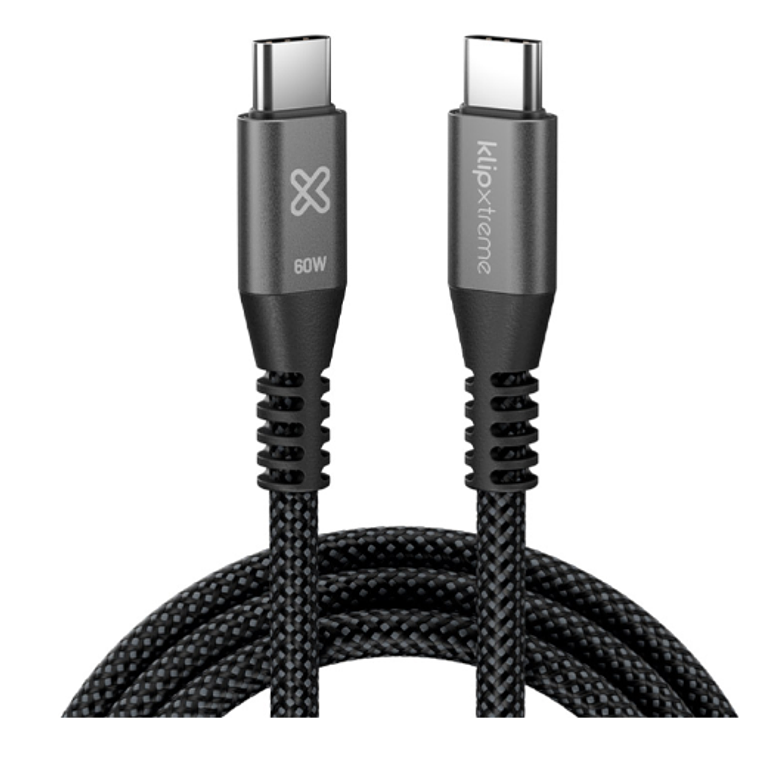 Cable USB-C Klip Xtreme KAC-250 1m- Negro 4