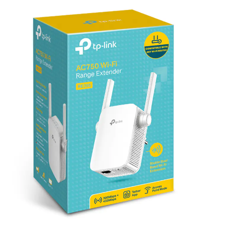 Extensor de rango Wi-Fi - TP-Link RE205  8