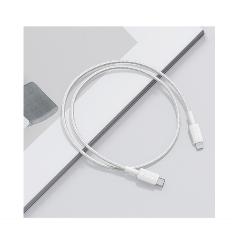 Cable de carga y sincronización Anker -322 USB-C to Lightning Cable 3 8