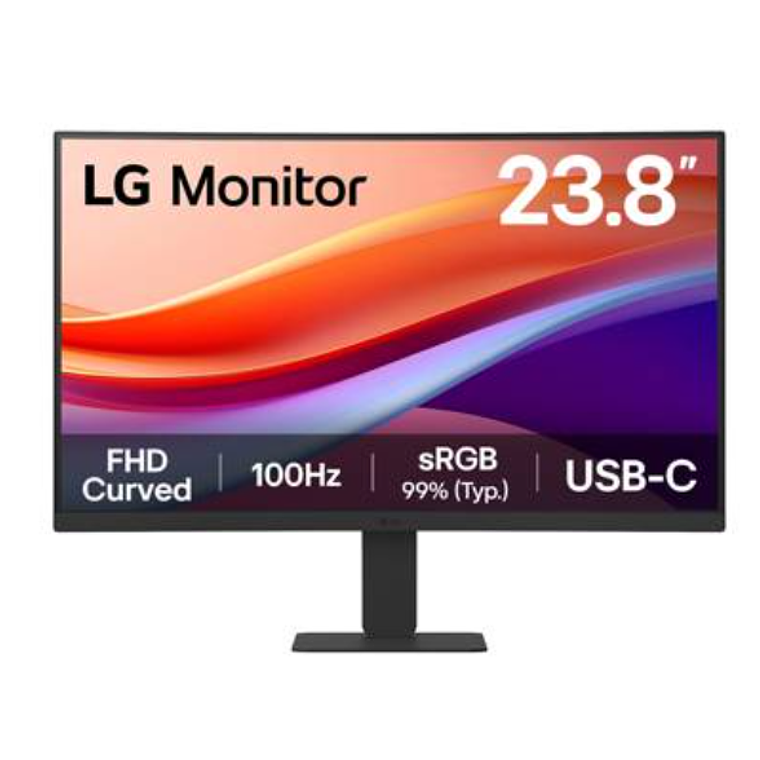 Monitor Curvo LG 24“, FHD, 100Hz  1