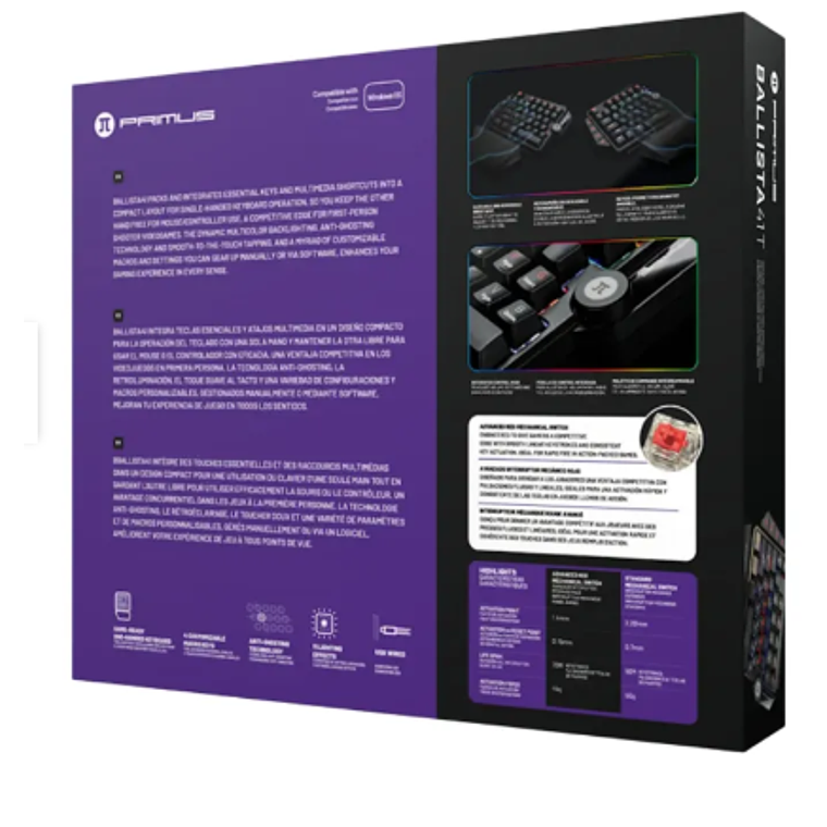 Teclado Mecánico de 35 teclas Primus Gaming 6