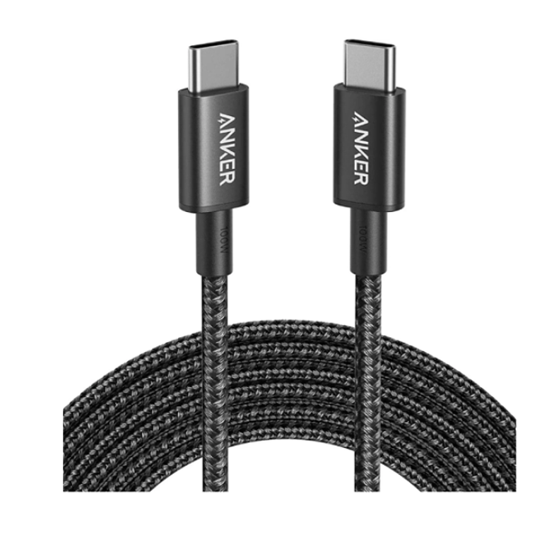 Cable Anker 322 USB-C a USB-C 6ft, carga estable y resistente 1