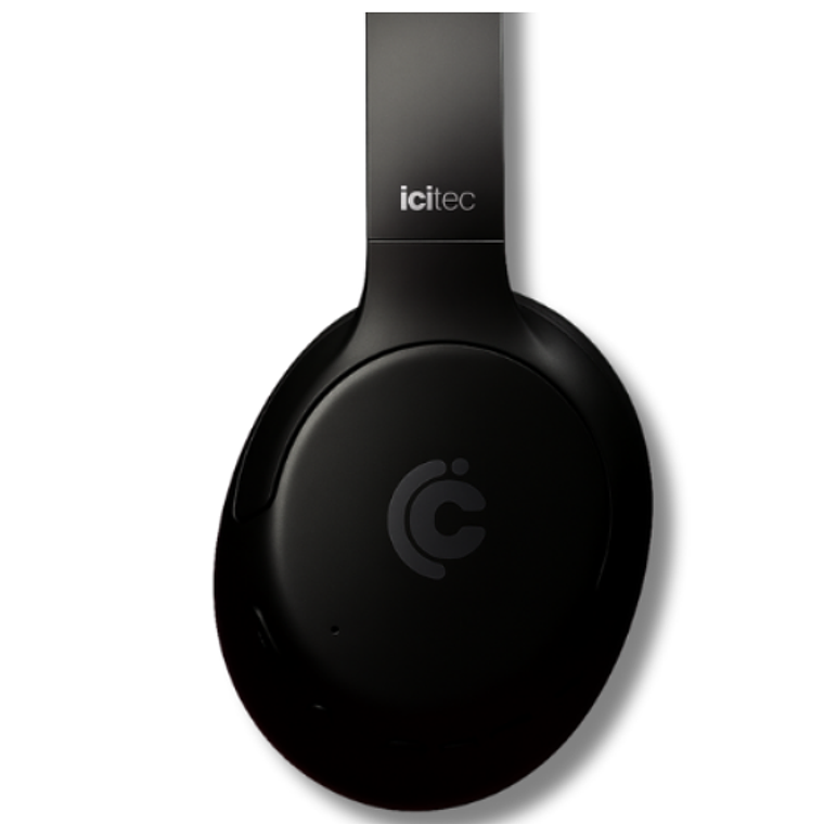 Audifonos inalámbricos RAK con Cancelacion de Ruido Icitec negro  1