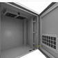 Gabinete 6U Fijo Exterior Nexxt Solutions Infrastructure  - Miniatura 5